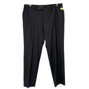 Emporio Armani Mens Black Wool Dress Pants Size 38 Waist NWOT